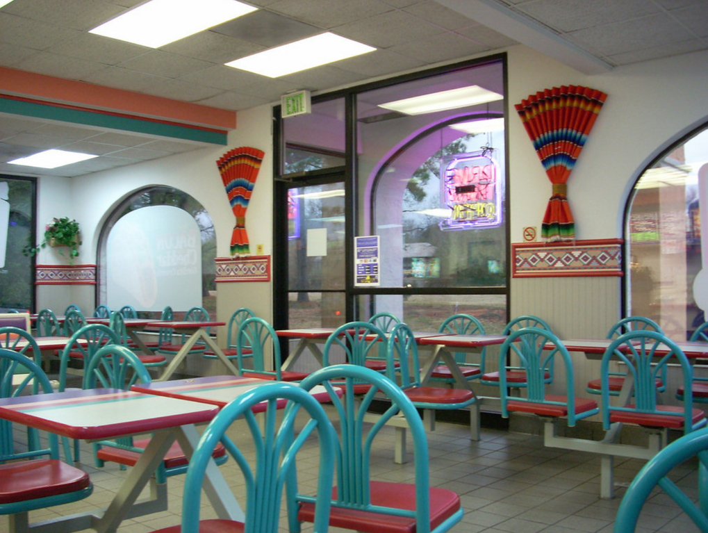 Old Taco Bell chairs