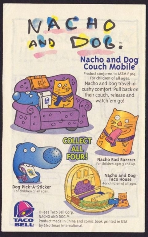 Nacho and Dog menu