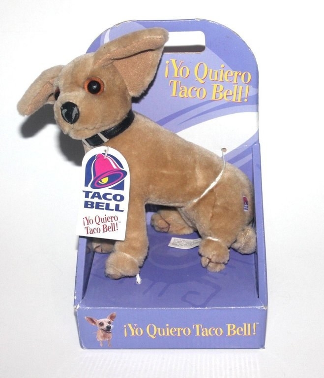 A &quot;Yo Quiero Taco Bell&quot; dog plushie