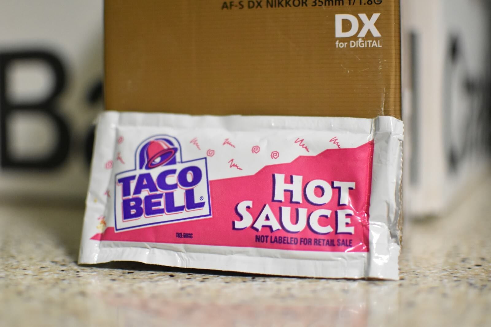 Taco Bell sauce packet