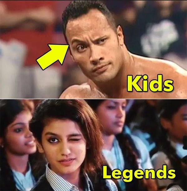 A single song from an obscure Malayalam movie made the entire country fall in love with a woman called Priya Prakash Varrier. From video mashups to straight up photoshopped memes, there was a time you couldn't scroll a single page on social media without seeing Varrier wink back at you. Perhaps nothing speaks to the virality of this meme more than the fact that the film still hasn't released, but hundreds of millions of people still recognise said wink.