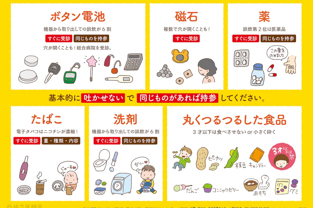 気をつけよう！子どもの誤飲 年末年始の帰省や訪問客の環境は危険がいっぱい