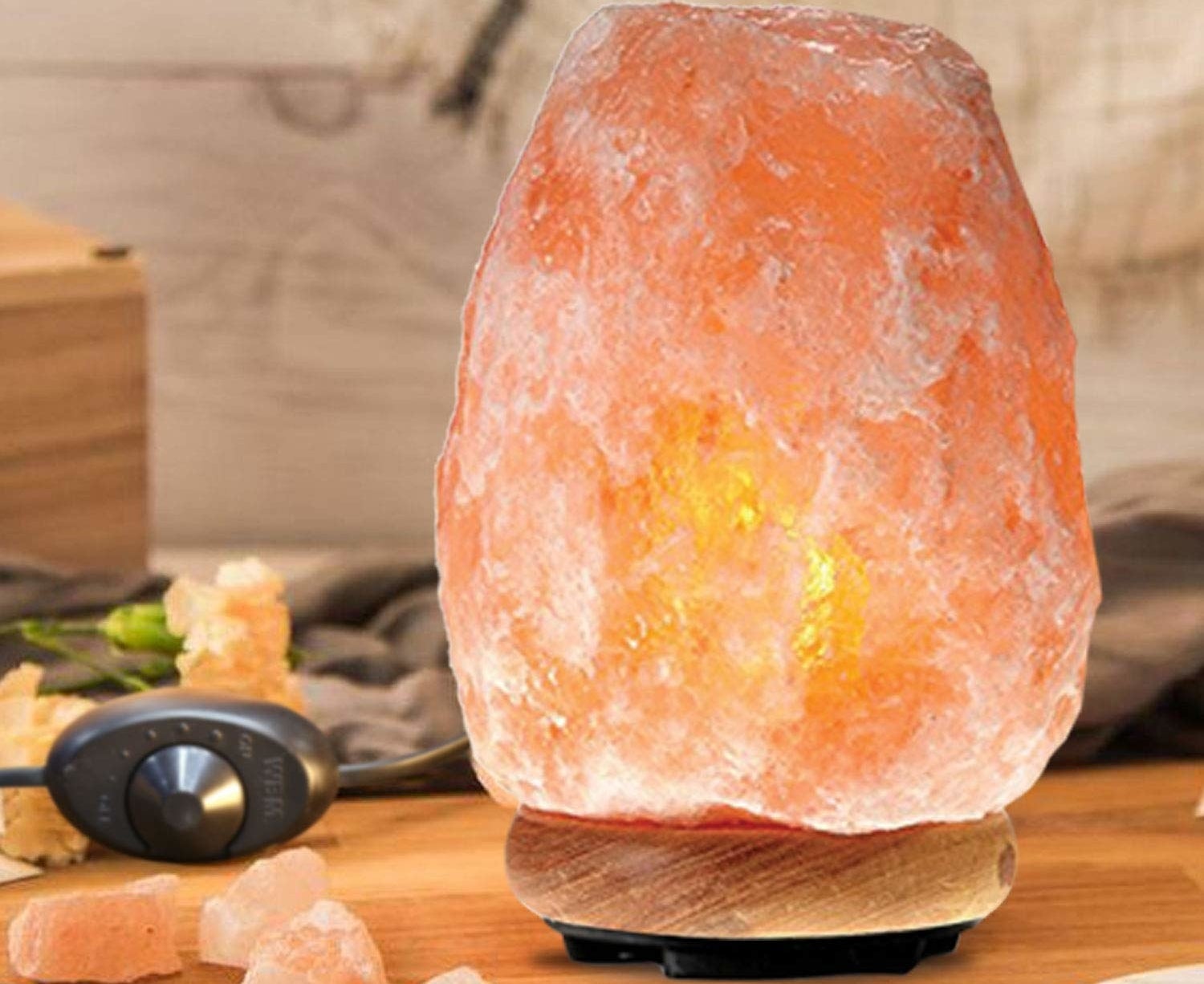 The Himalayan salt lamp