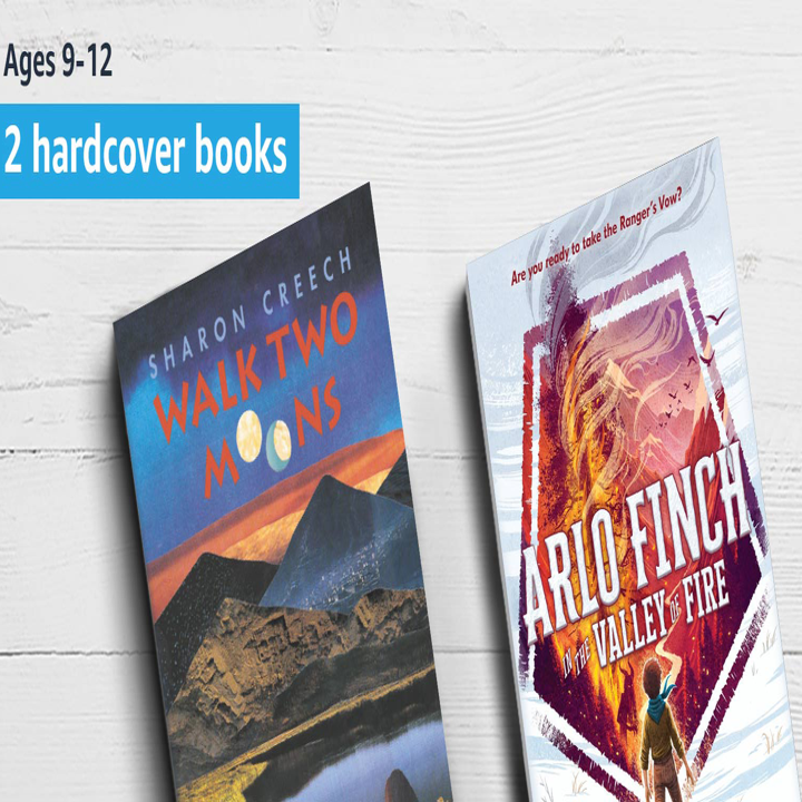 Two hardcover books for teens 