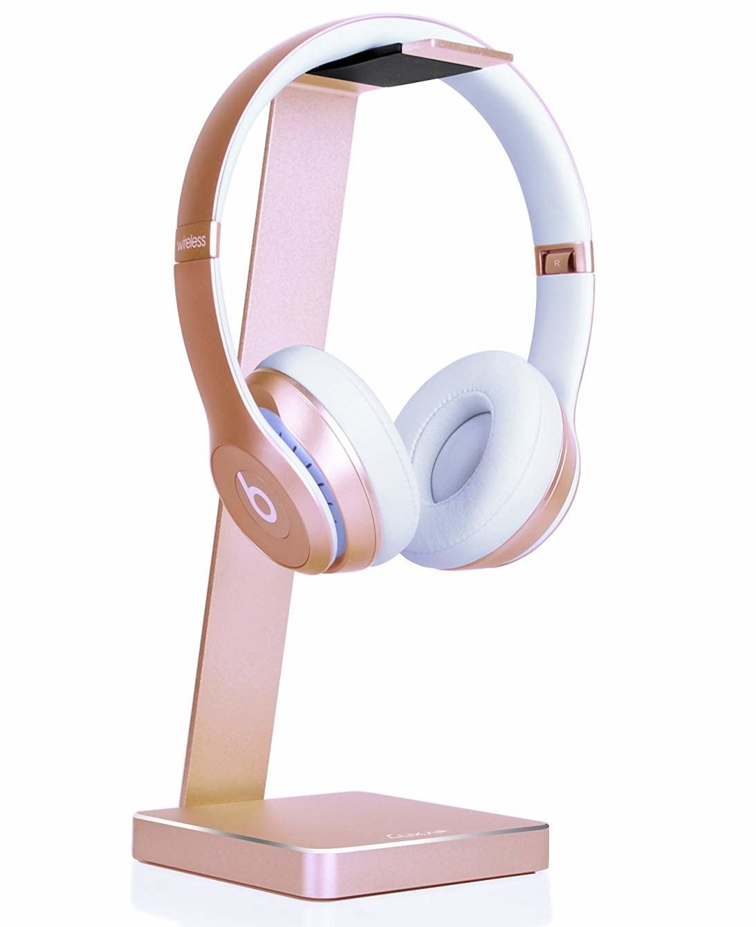 rose gold headphones stand