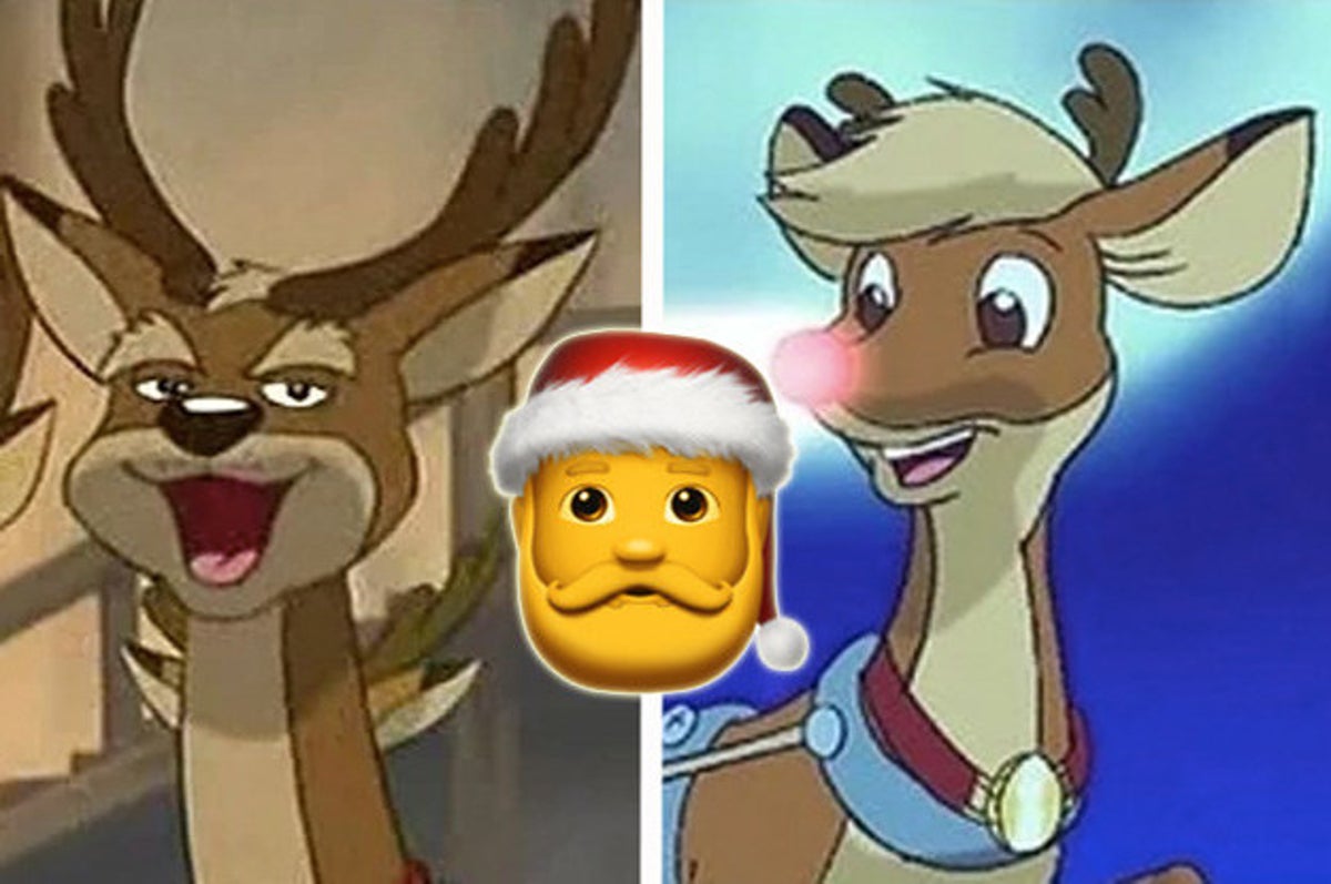 santas reindeer images