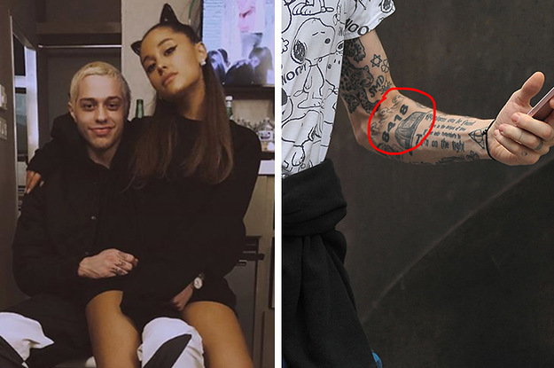 Ariana Grande and Pete Davidson Get Tattoos Together