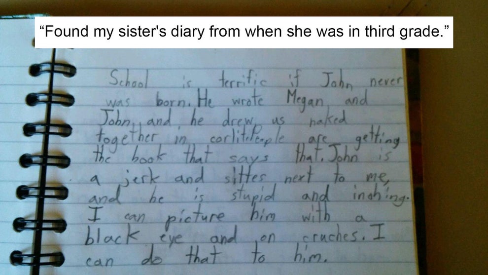 17 Kids' Diary Entries That Are Actually Really Hilarious