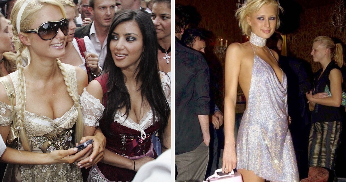 Kim Kardashian's Versace Dress Looks Like Paris Hilton's 21st