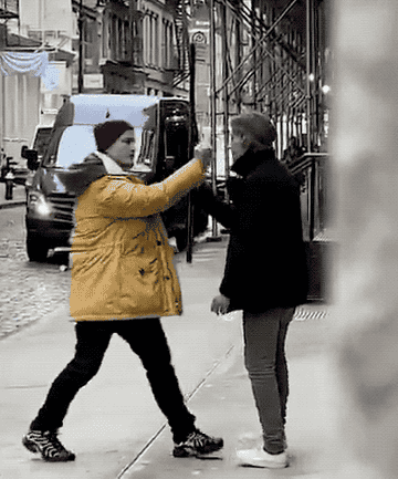 Middle Finger Fight This Viral NYC Middle Finger Fight Is So Intense, It Doesn't Matter If ...