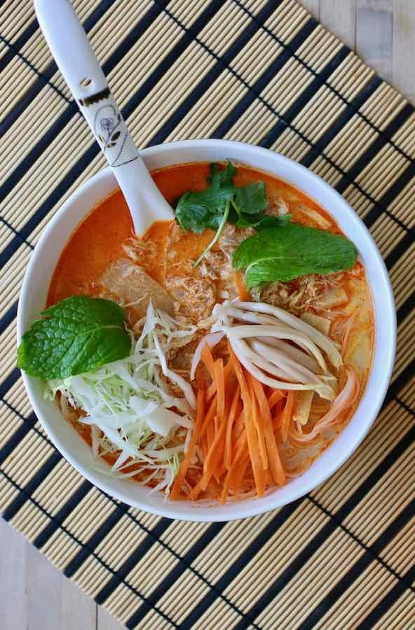 "This spicy Laotian curry soup made with vermicelli rice noodles will change your life." — niltiaCGet the recipe.