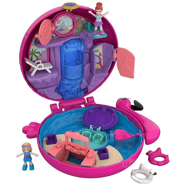 Polly Pocket was all the rage back in my day,so finding these in stores gave me a moment. I knew I needed to introduce this fun little pal to my daughter. These are inexpensive, adorable and bound to bring nostalgia to moms! Find them at retailers that carry Mattel products like Walmart or Amazon for under $20