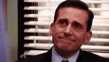 gif of Michael Scott crying in &quot;The Office&quot;