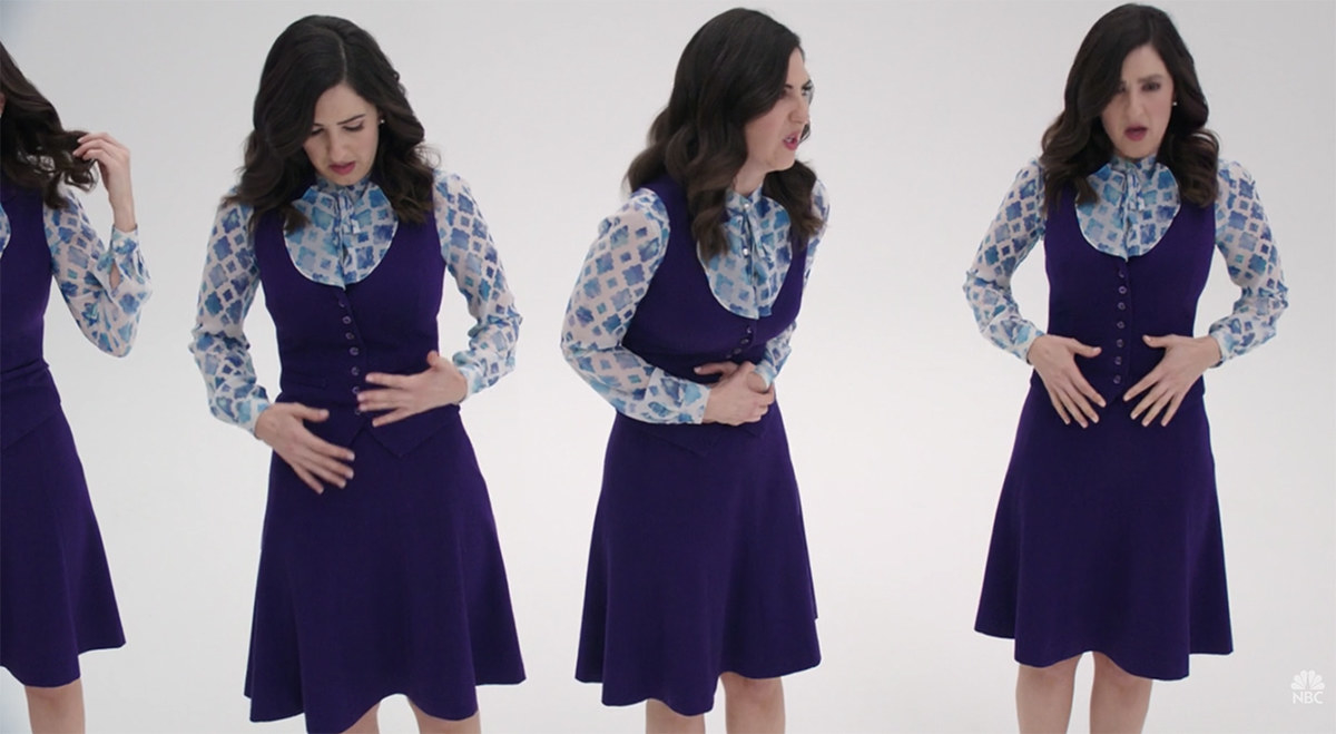 The entire cast filmed their scenes so D’Arcy could study their mannerisms in order to become them more accurately.