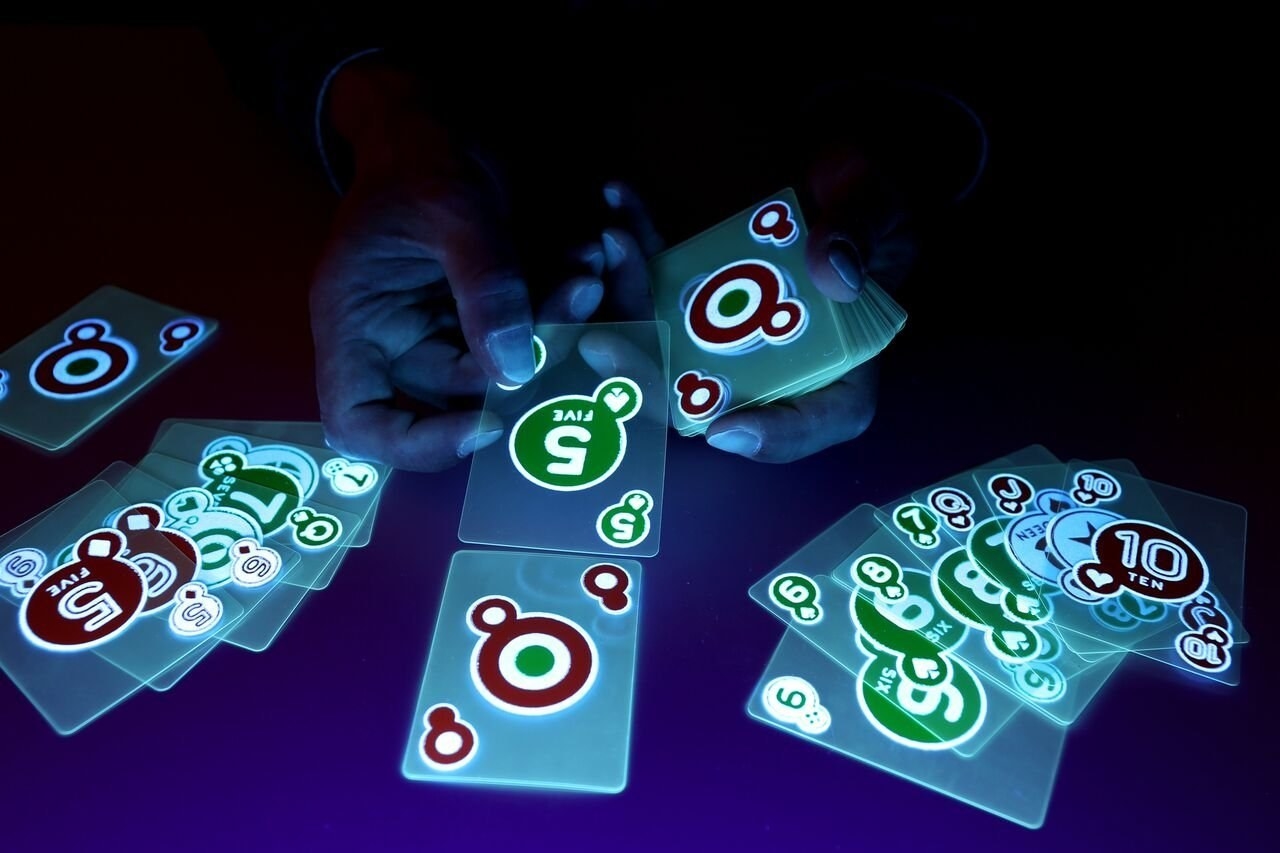 glow in the dark playing cards