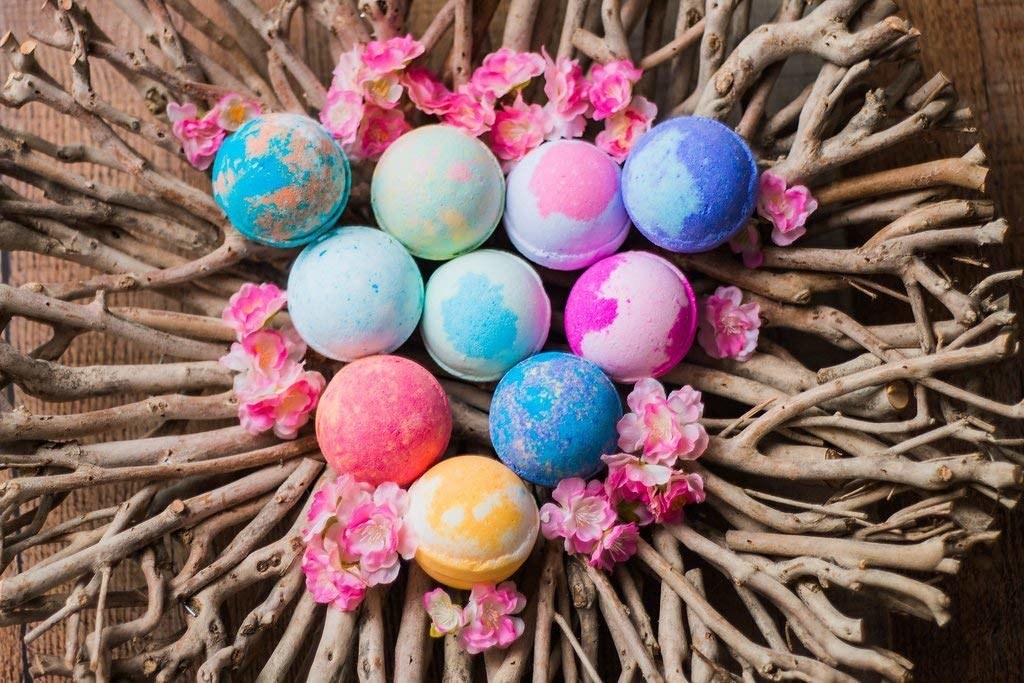 Promising review: "AMAZING! There is no other way to describe this product. They smell great! The colors are vibrant! They made my skin feel soft and moisturized. Also, I received a bar of handmade soap as a bonus gift! I will definitely be ordering again." —LynnGet them on Amazon for $21.97.For more like this, check out our "35 Under-$20 Gift Exchange Gifts Anyone Would Love To Receive" gift guide.