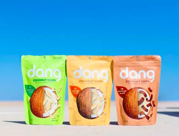 Three bags of coconut chips