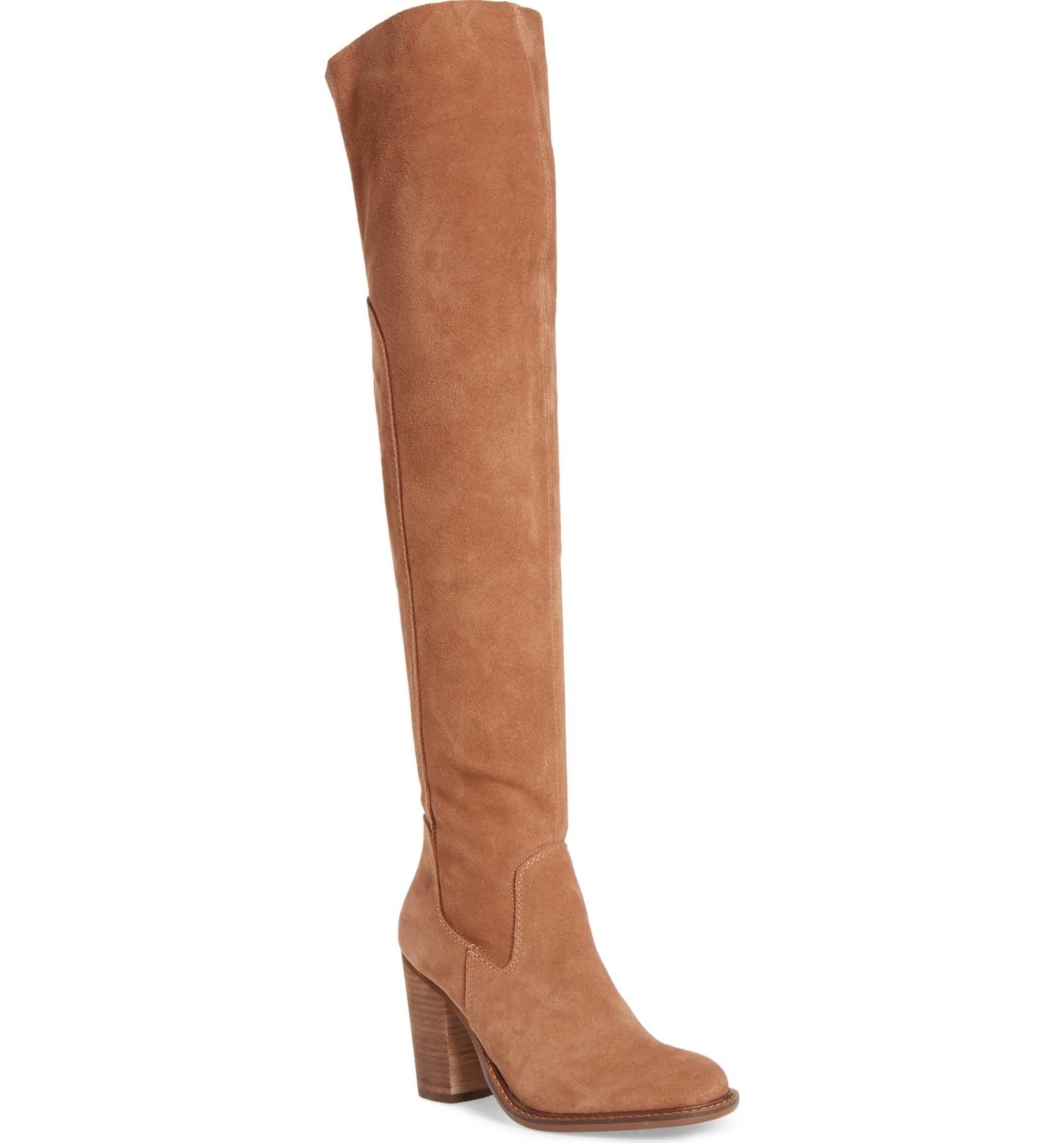 Tan suede boot