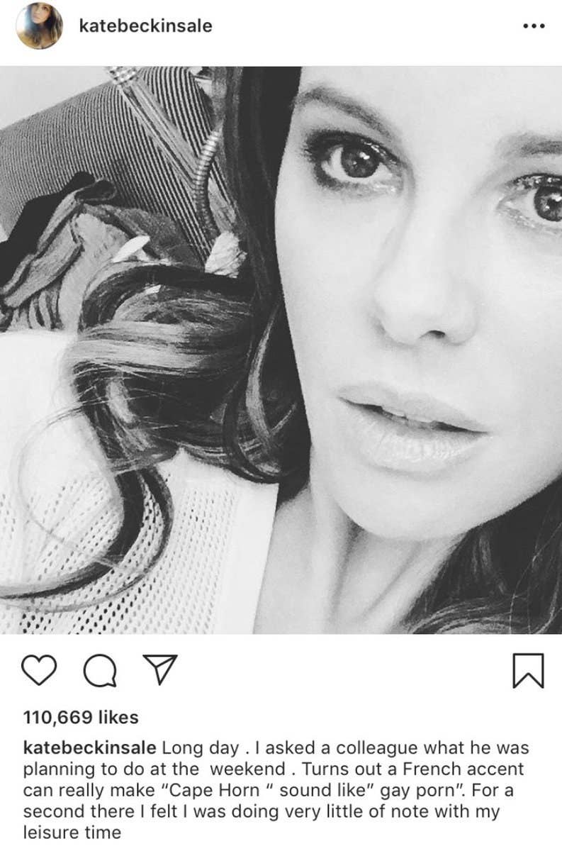 In 2019, I Stan Kate Beckinsale And No One Else