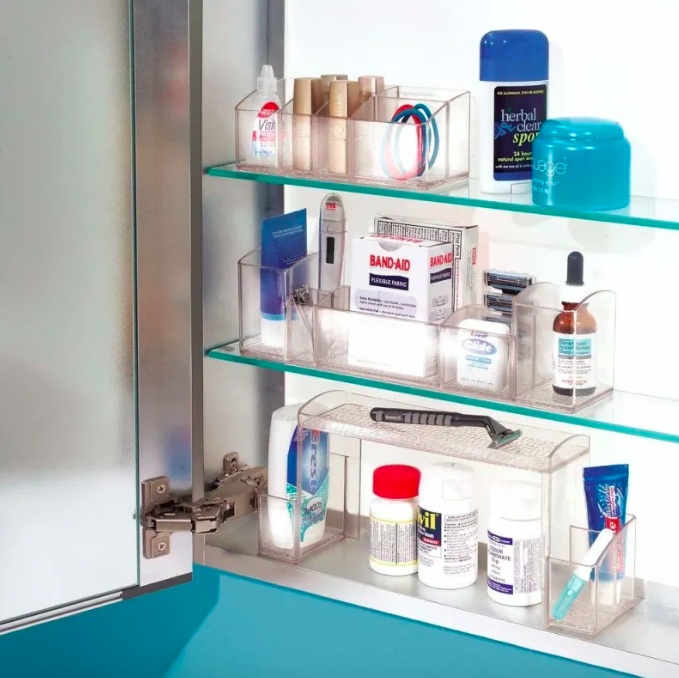 High-rise cabinet organizers 