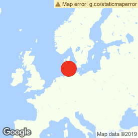 Map of Hamburg, Germany