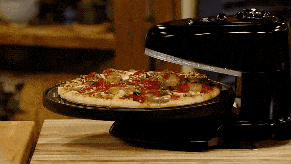 Features a pan with non-stick coating for easy clean-up and a timer to tell you when cooking is done, and turns continuously so that everything will cook evenly.Get it from Walmart for $42.27 (originally $49.90), or Jet for $49.90 (originally $59.99).