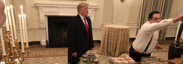 Trump Lies About Size of White House Fast Food Feast