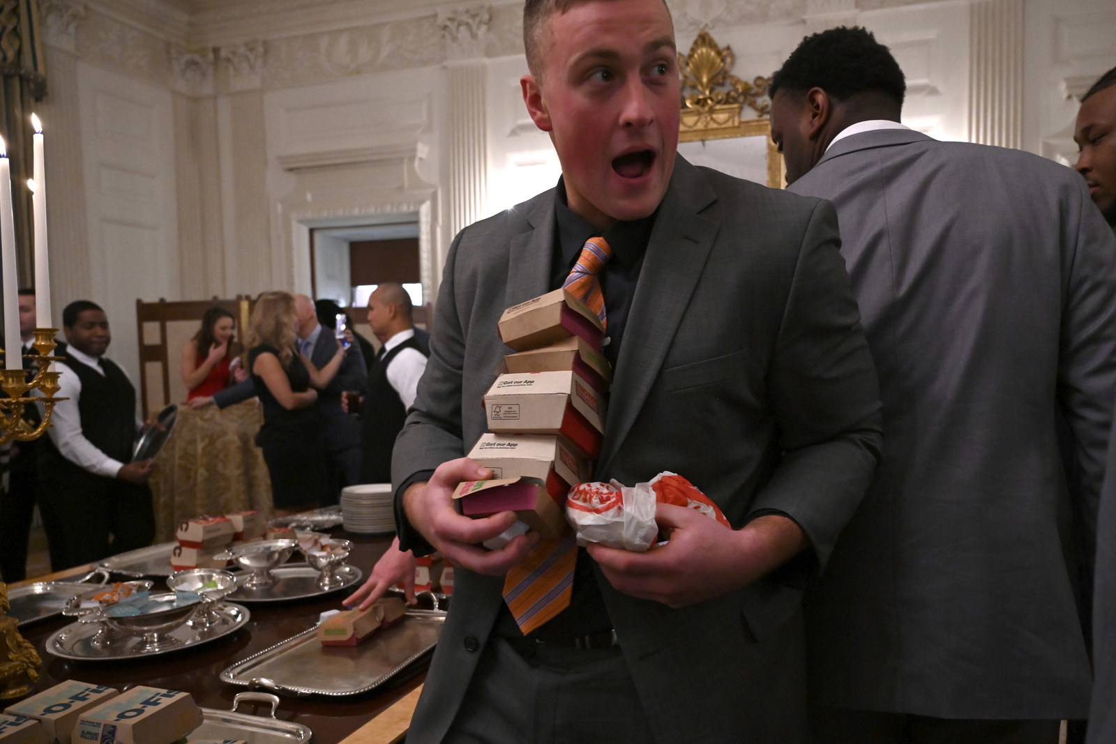 The Pure American Banality of Donald Trump's White House Fast-Food Buffet