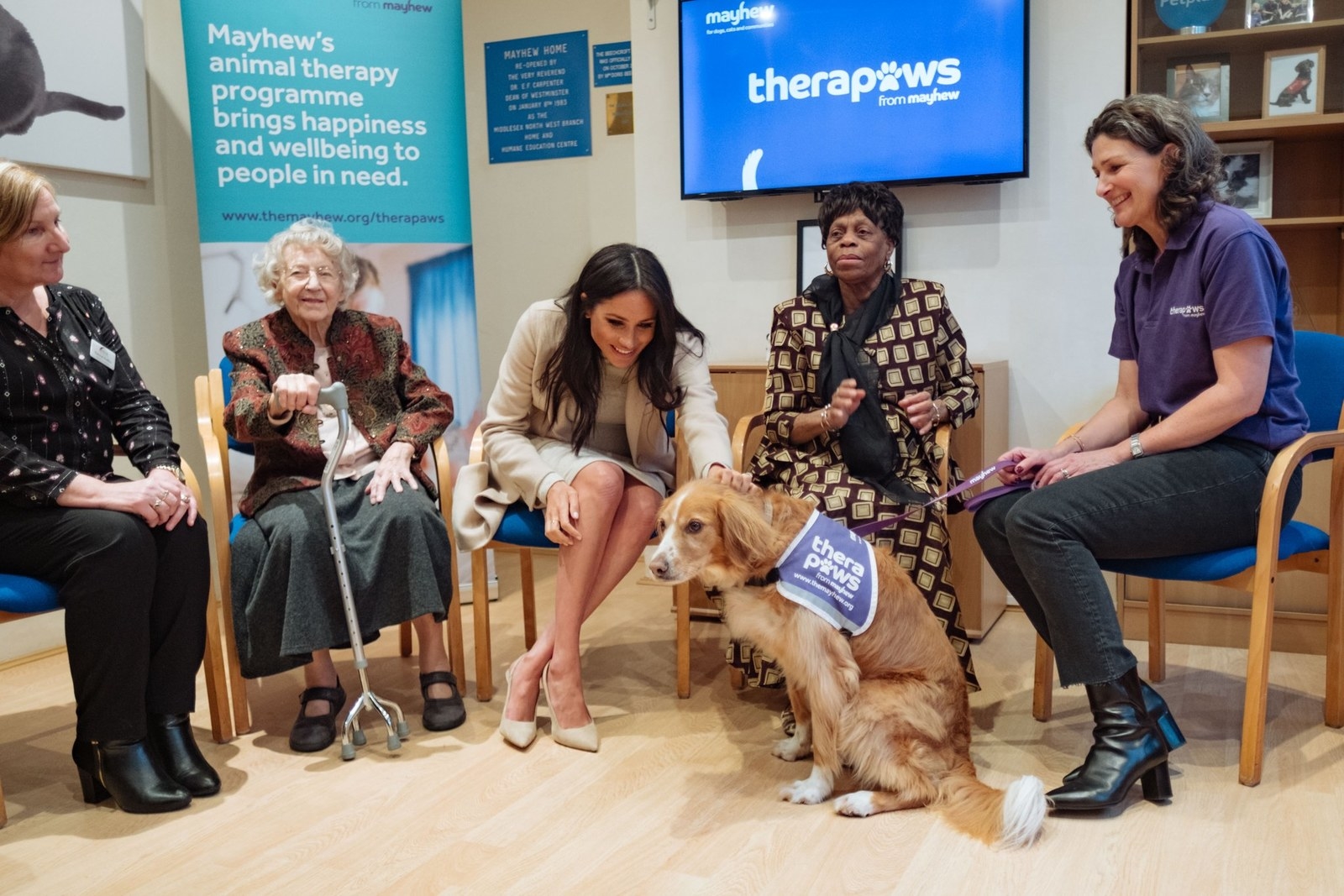 Meghan Markle Visited The Mayhew Animal 