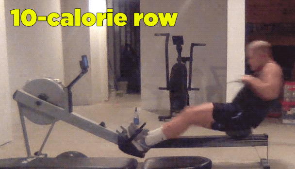 Each round took about 30 seconds. I recommend putting on a song that has a strong beat, and/or pretending you're Sandra Bullock in Bird Box rowing down the river to save the kids she semi-hated. (Difficulty: 5/10)
