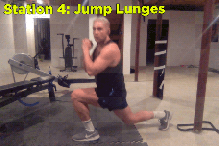 I'm pretty sure my form is a little messed up here because I was so tired. I remember doing like, five, thinking, "Oh, yes I got this," and then doing a few more and being like, "Fuck, my legs burn." (Difficulty: 8/10)