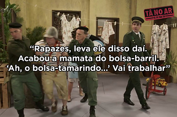 O "Tá no Ar" parodiou "Chaves" para criticar o Bolsonaro e o pessoal ficou de cara