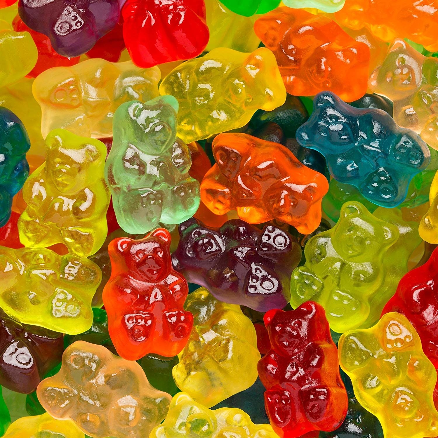 pile of gummy bears 