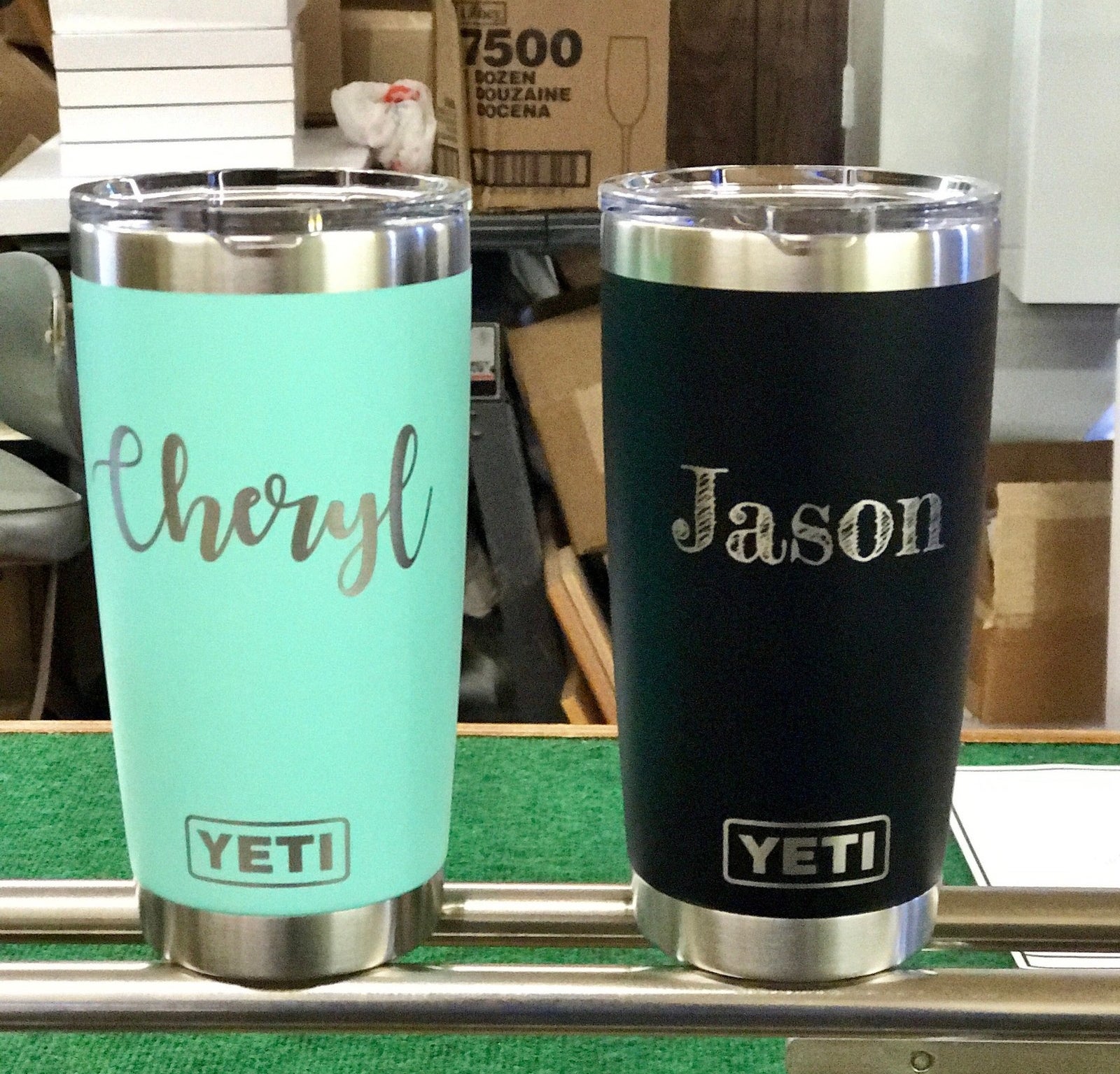 Mr. and Mrs. Cup Personalized Valentines Day Gift Hubby and -   Personalized  cups, Yeti cup personalized, Personalized valentine's day gifts