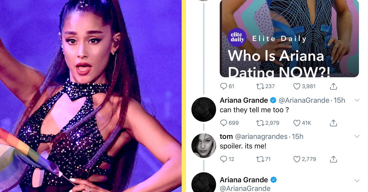 Ariana Grande Just Responded To Rumours About Who She's ...