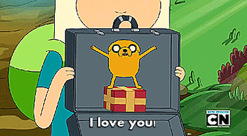 jake the dog from adventure time saying i love you 