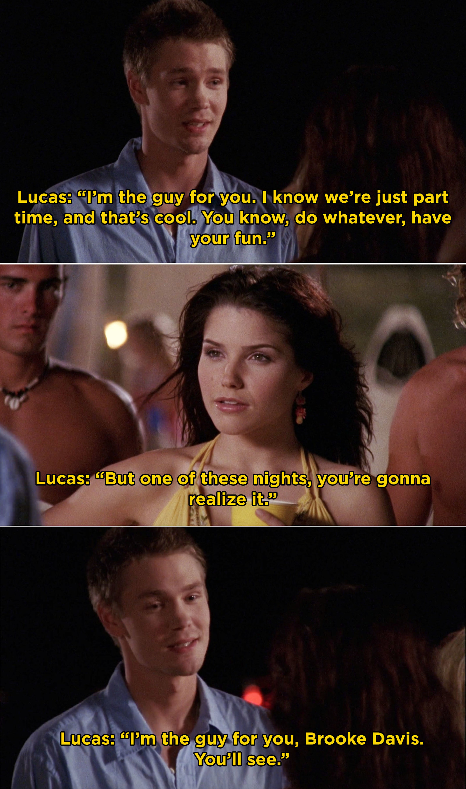 lucas scott and brooke davis