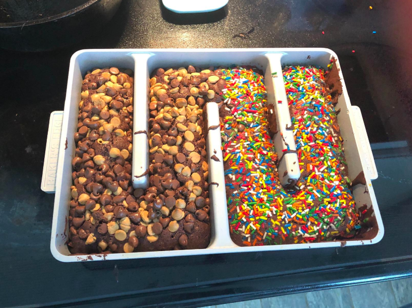 Promising review: "I bought this pan for my hubby because there can never be enough brownie corner pieces. This pan makes him very happy! It makes me happy because it's a sturdy, heavy duty pan. It's nonstick surface is amazing — brownies don't stick at all. Worth the $!" —L. HartGet it from Amazon for $35.95.