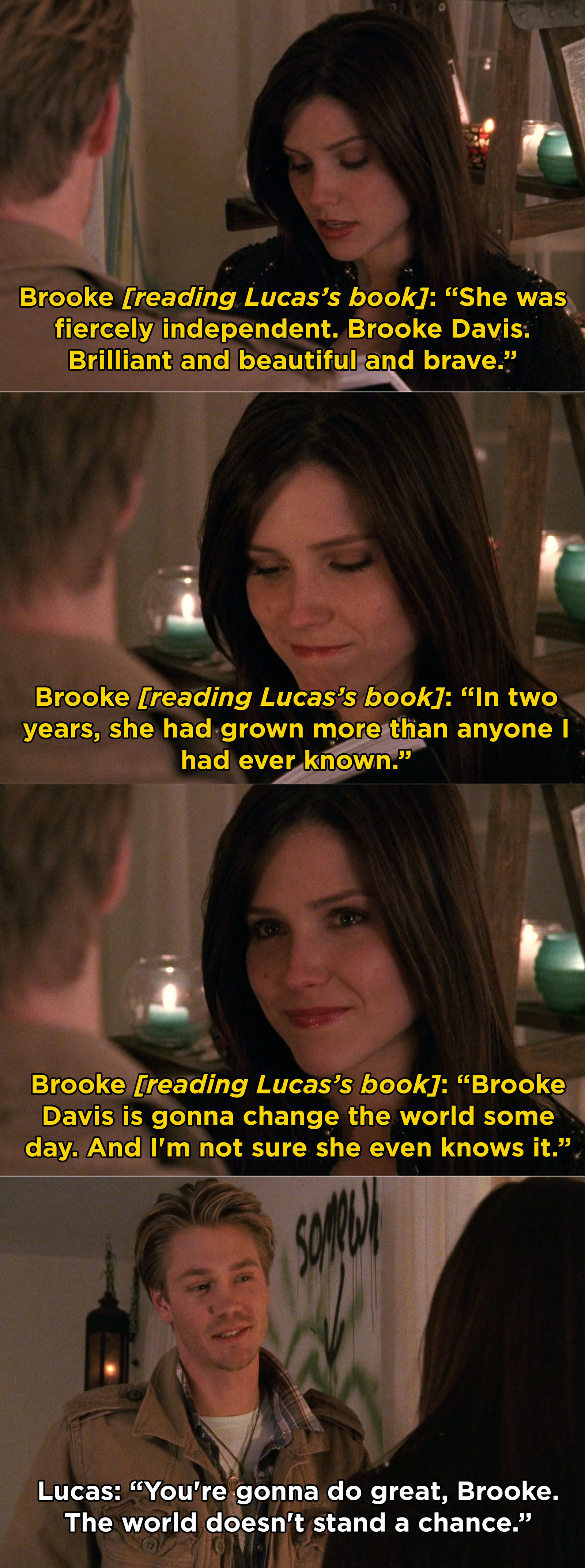 lucas scott and brooke davis