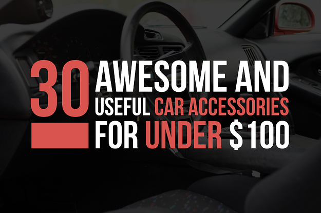 18 Useful And Cool Car Accessories For Under $100