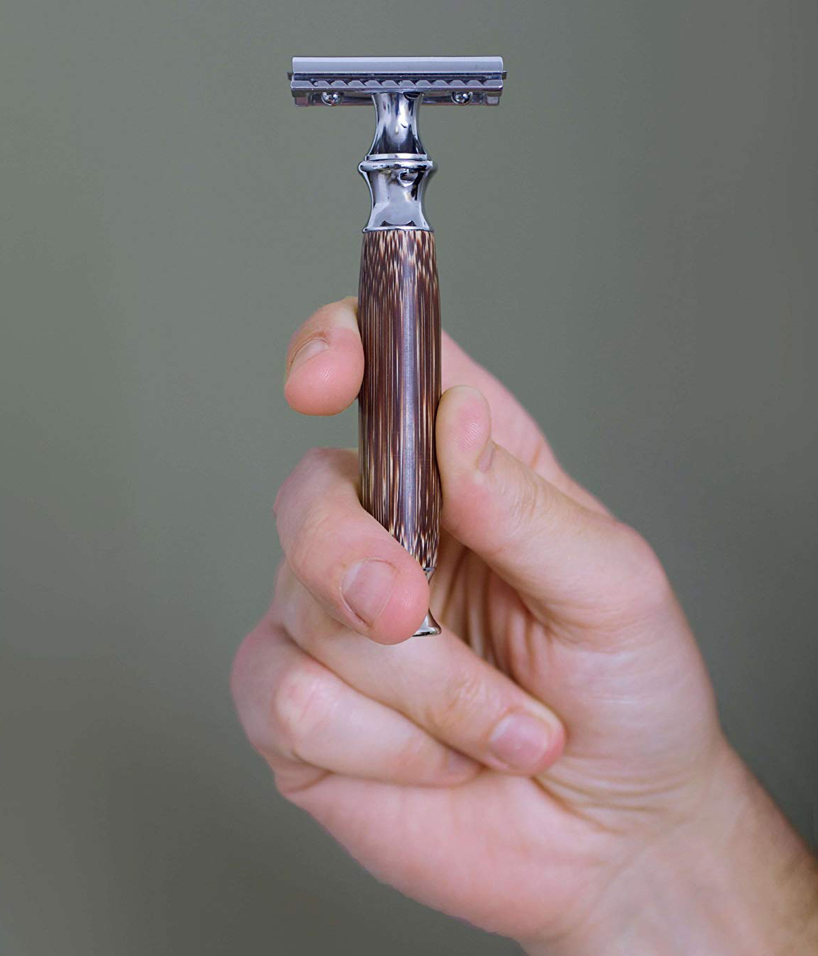 Shaver in hand
