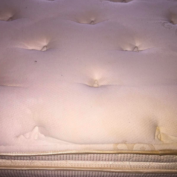 after which shows the stain almost completely eliminated