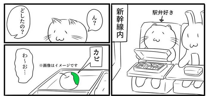 楽しみにしていた駅弁がカビていた Twitterに晒す前にできること