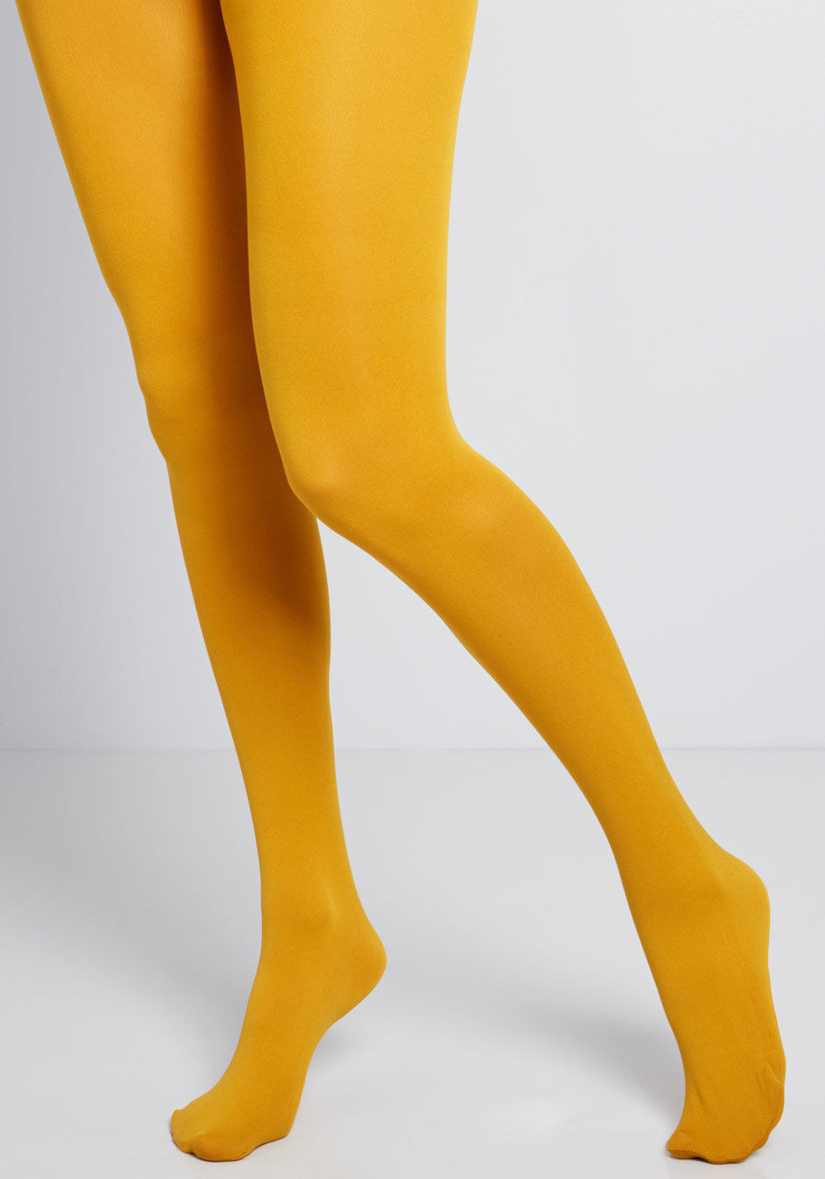 Transition into Autumn with these fabulous Footless Tights