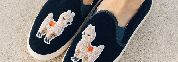 Velvet hot sale llama sneaker