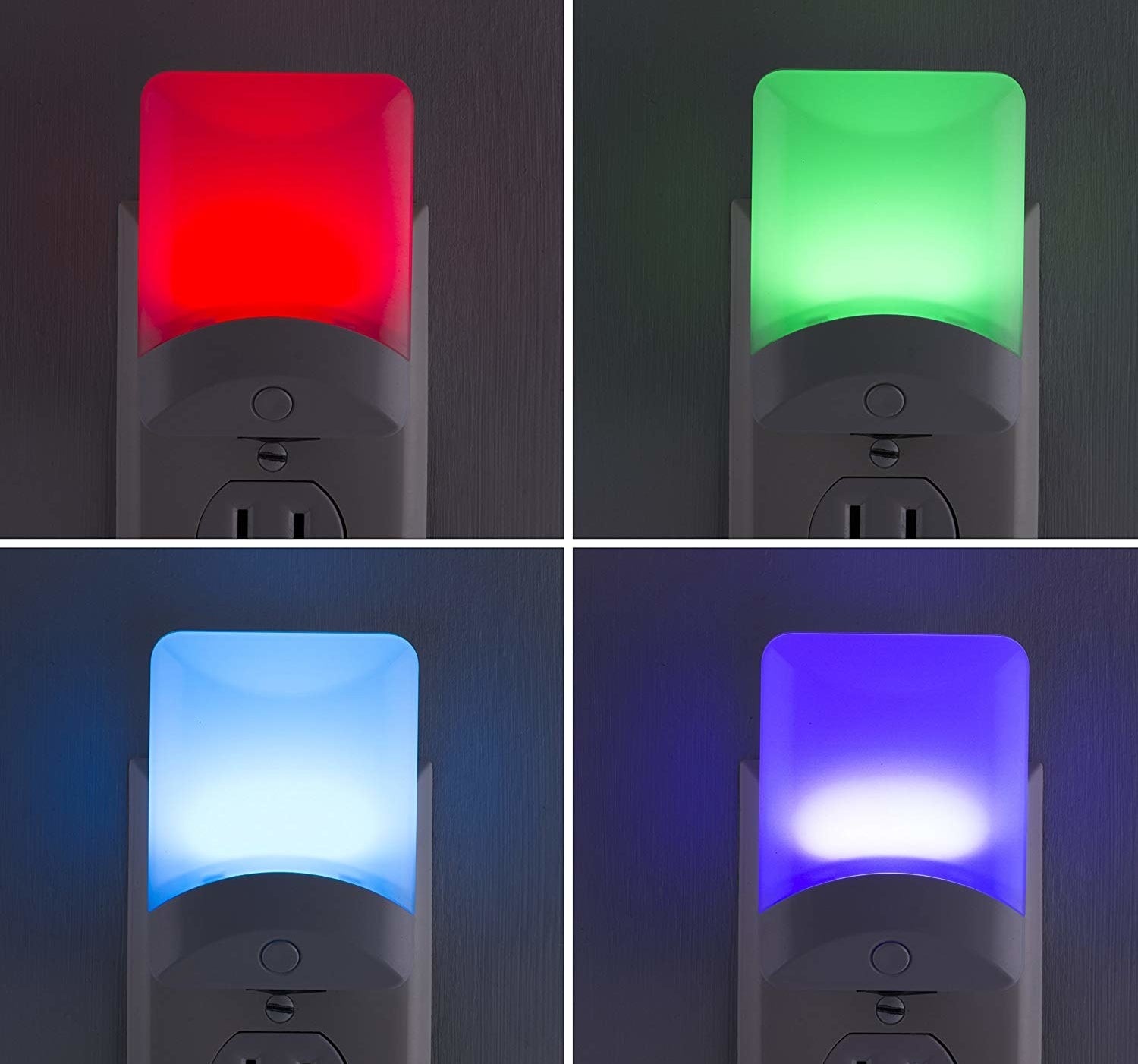 Nightlight in four different bright colors 