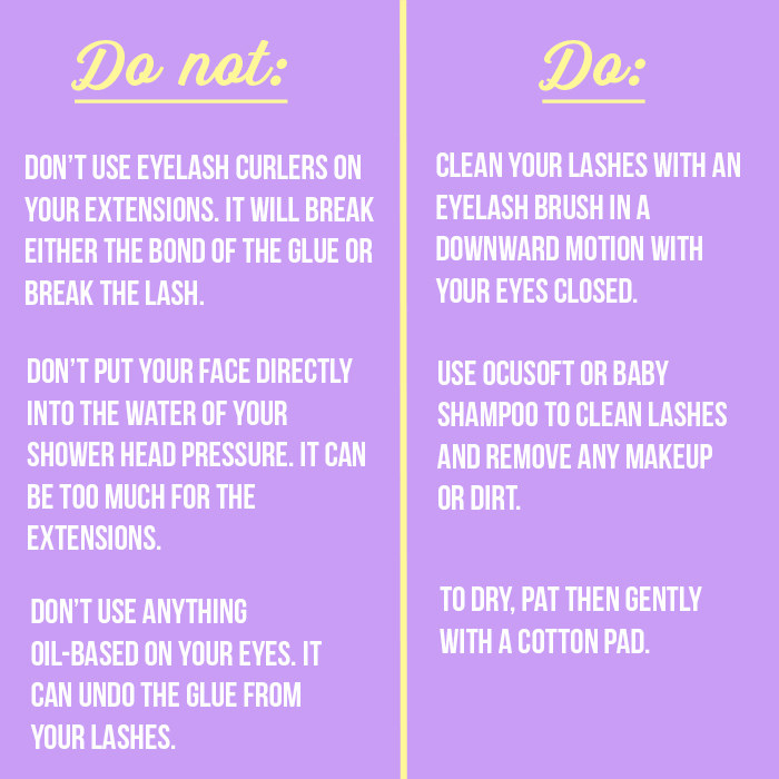 Mink Vs Silk Eyelash Extensions Chart