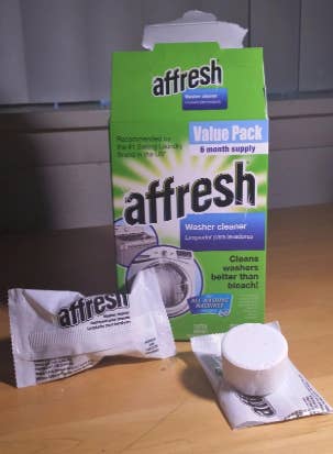 a box of affresh cleaning tabs