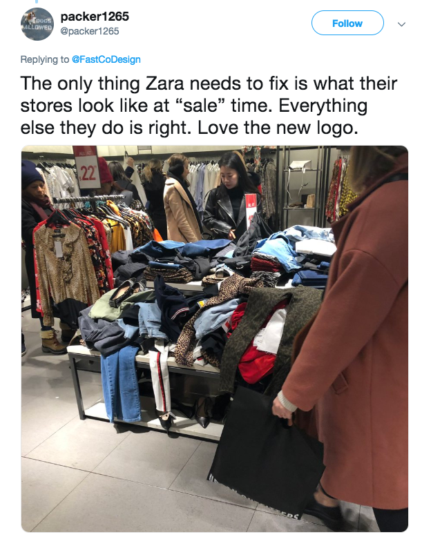 Zara Logo Refresh 2019 Critique