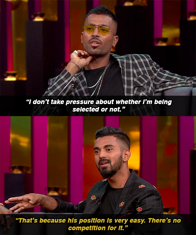 14 Notable Moments From Hardik Pandya And K.L. Rahul's Episode Of ...